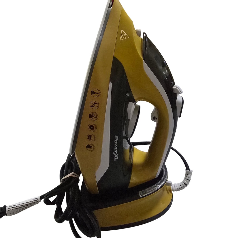 PowerXL Cordless Iron Steamer Gold Black‎ 1400W Ceramic Soleplate ES2416S_04